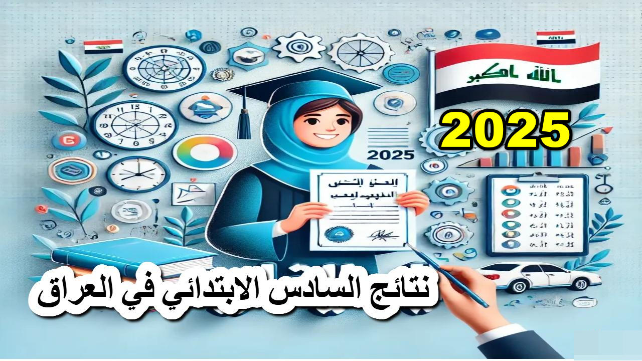 الحًيــــن نتائج الصف السادس الابتدائي في العراق 2025 محافظة القادسية دهوك بابل وموعد عرض النتائج الحصرية