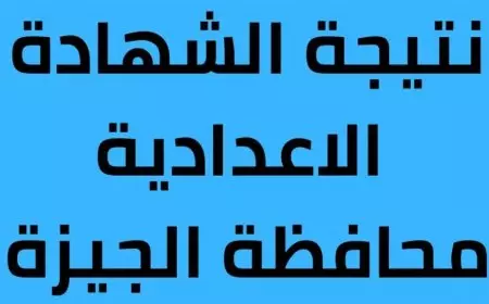 اعرف نتيجتك الآن! استعلام سهل ودقيق لنتيجة الشهادة الإعدادية الجيزة 2025 بالاسم ورقم الجلوس عبر موقع نتيجة نت اونلاين في خطوات بسيطة